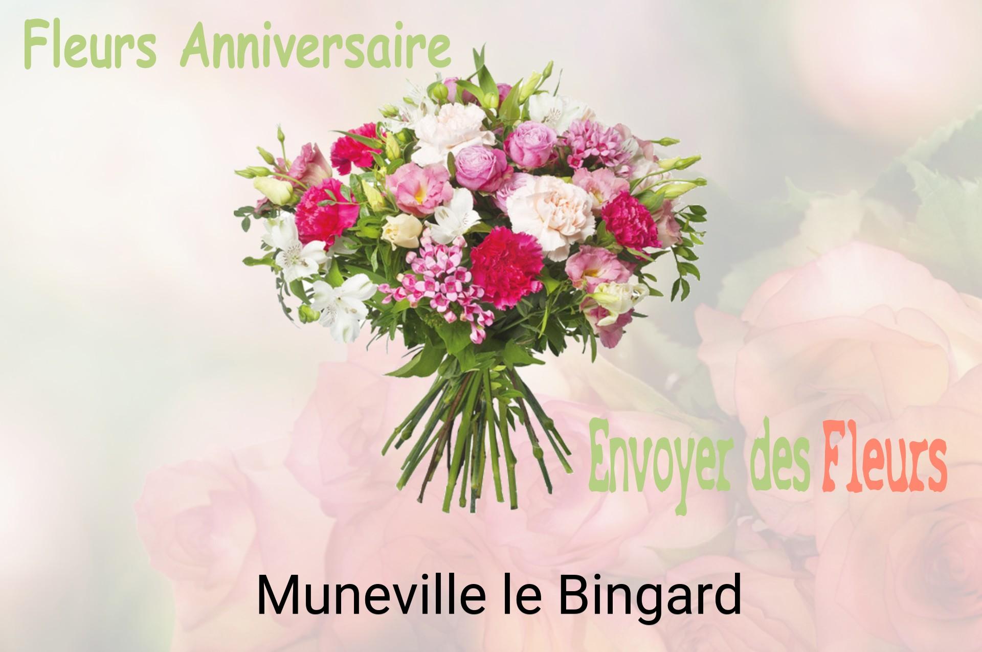 Bouquet de fleurs d’anniversaire livré à Muneville-le-Bingard