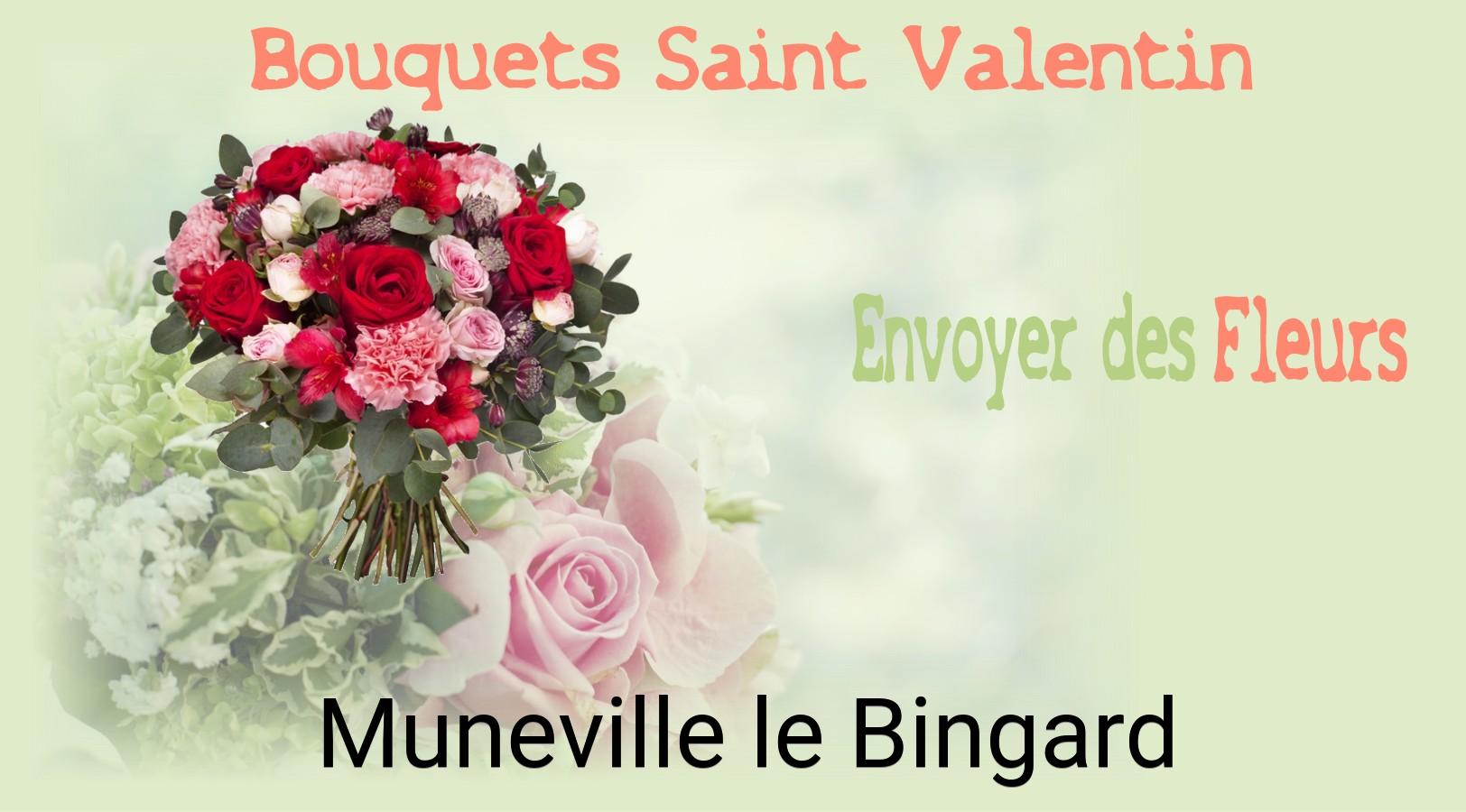 Roses de Saint-Valentin livrées à Muneville-le-Bingard